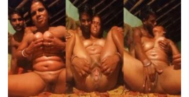 Tamil mature aunty big boobs pressing massage desi